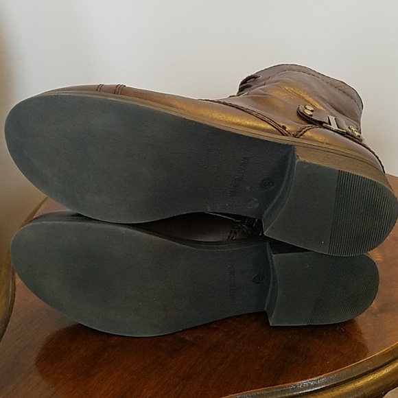 Kelly & Katie brown boots, 8M - Picture 6 of 8